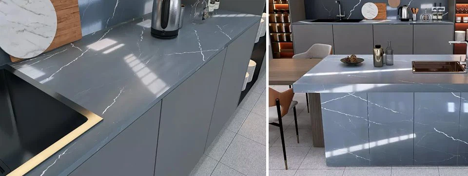 Pietra Grey Quartz Countertops