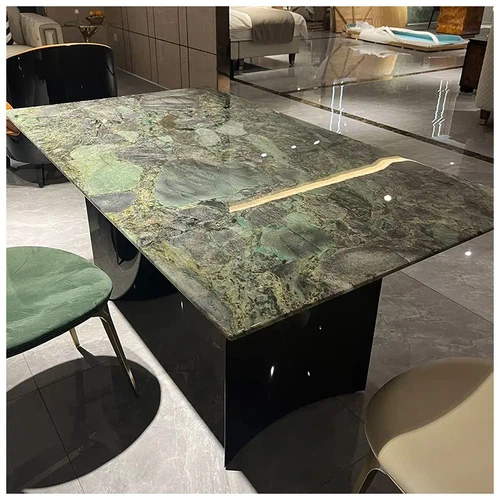 Palladium Smeraldo Quartzite Rectangular Dining Tables Palladium Smeraldo Quartzite Rectangular Dining Tables