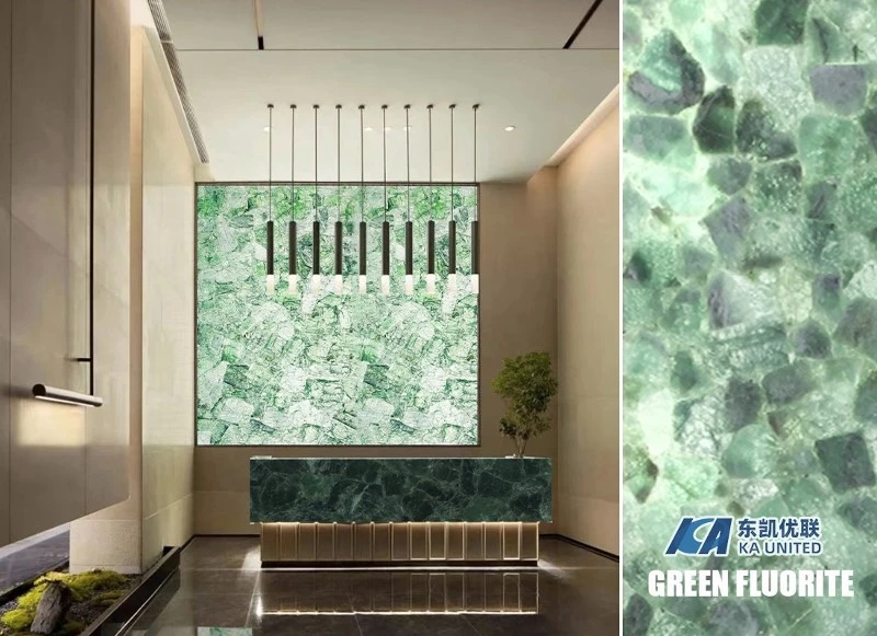 Green Fluorite Backlit Countertop Designs KA UNITED Green Fluorite Backlit Countertop Designs KA UNITED