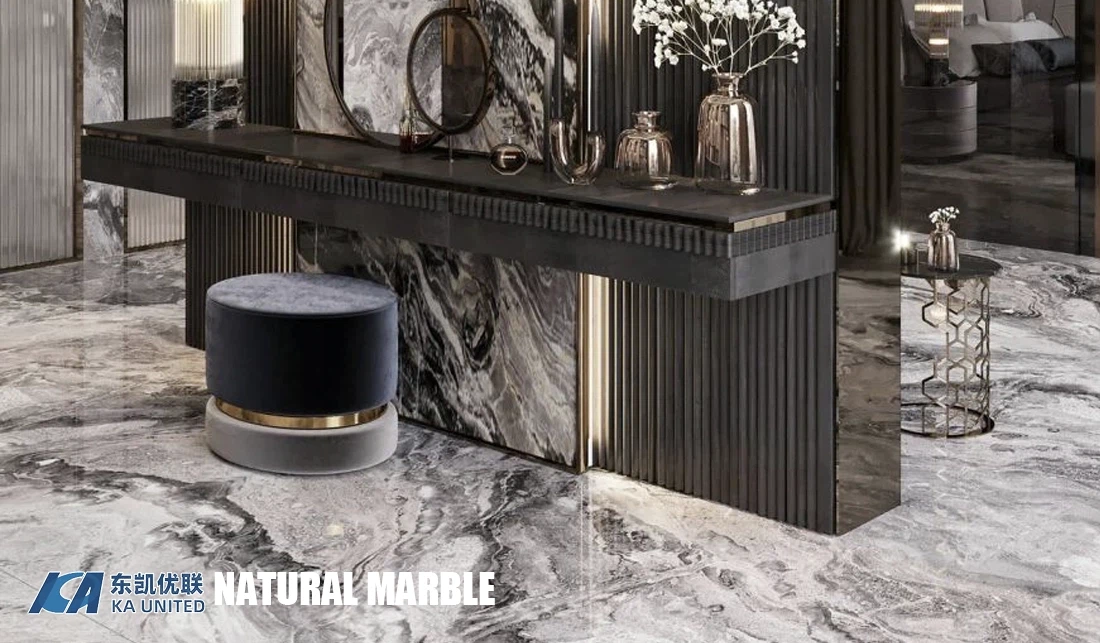 Natural Grey Marble Flooring Tiles Projects KA UNITED Natural Grey Marble Flooring Tiles Projects KA UNITED