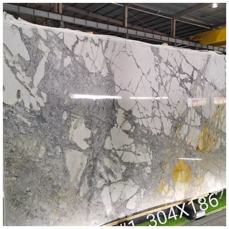 Invisible Grey Marble Slab