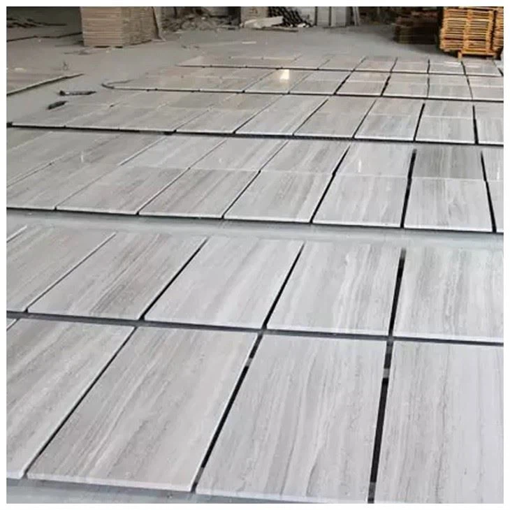 Silk Georgette Light Marble Tiles
