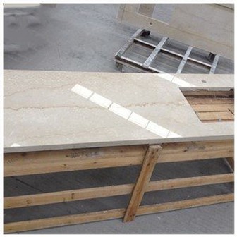 كونترتوب مطبخ رخام بيج