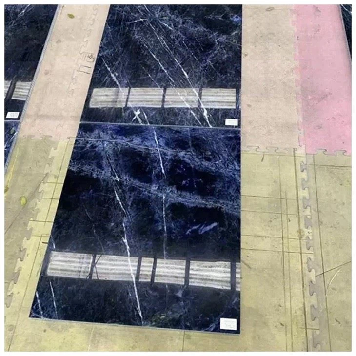 Sodalite Blue Marble Floor Tiles