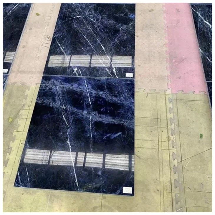 Blue Sodalite Marble Tiles