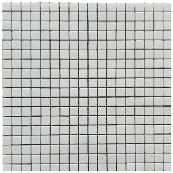 White Square Mosaic Tile
