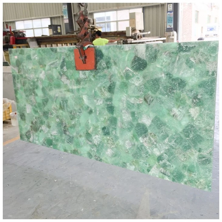 Green Fluorite Slab