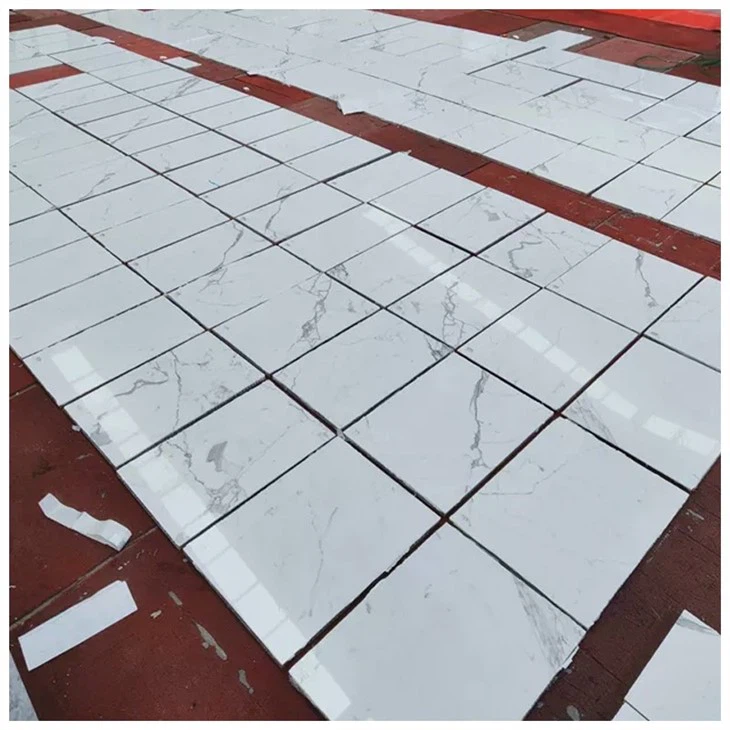 Statuario Venato White Marble Tiles