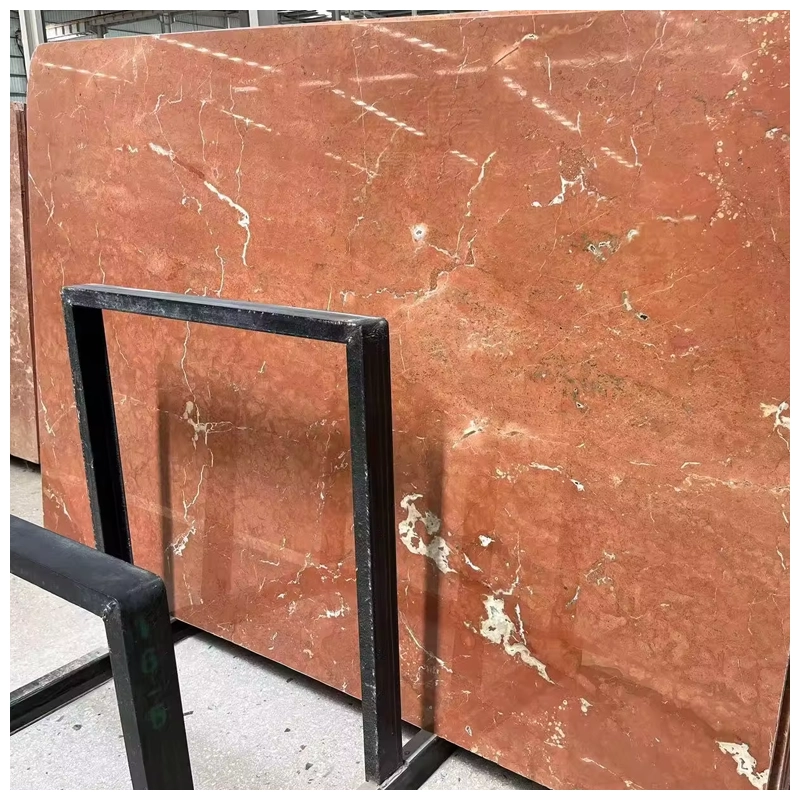 Rosso Alicante Marble Polished Slab