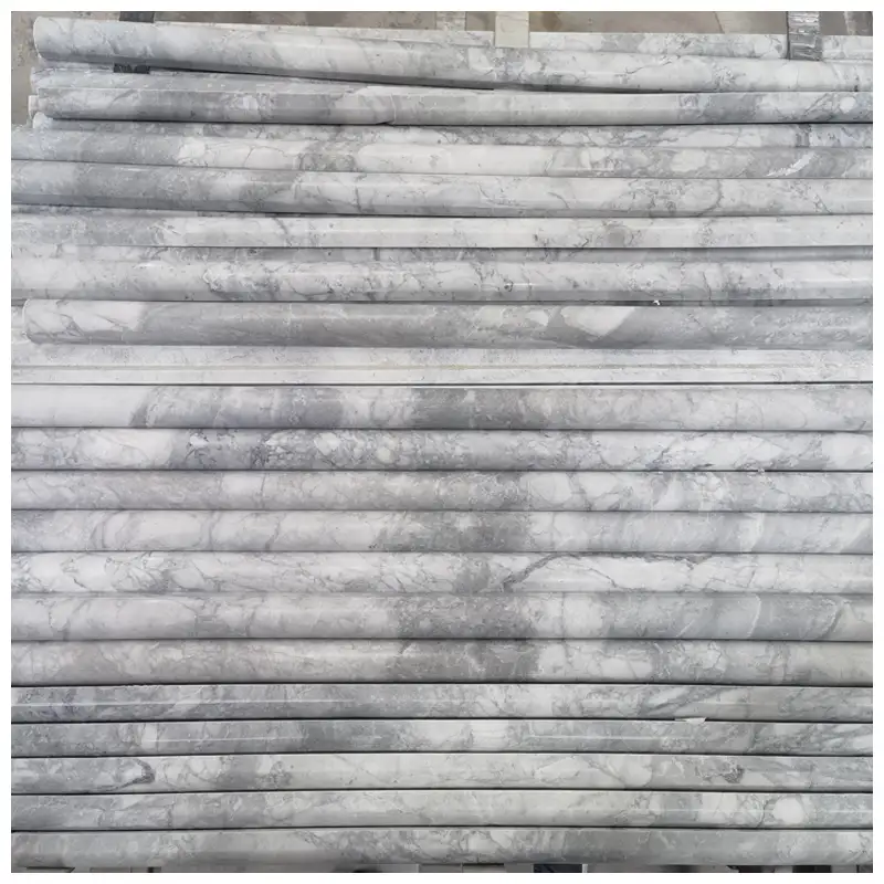 Super White Quartzite Fluted Tiles factory