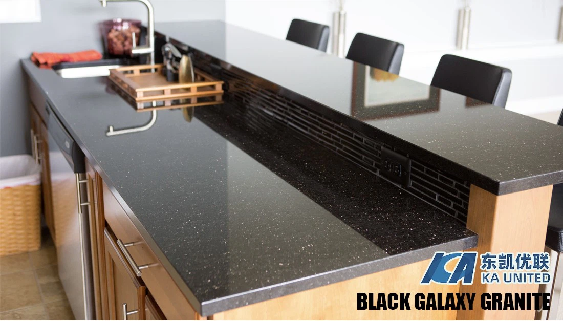 Black Galaxy Granite Countertops Factory KA UNITED Black Galaxy Granite Countertops Factory KA UNITED